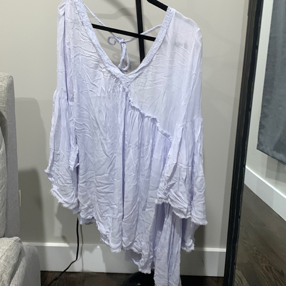 Free People Light Blue Tunic Dress
